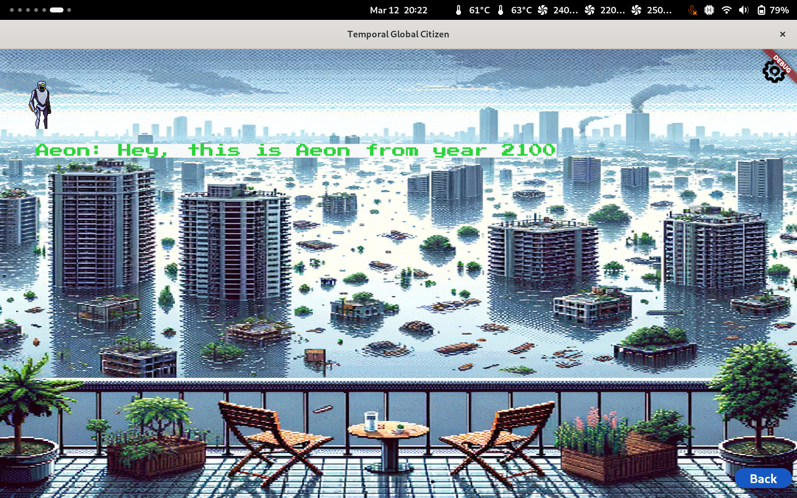 Temporal Global Citizen in Desktop Linux